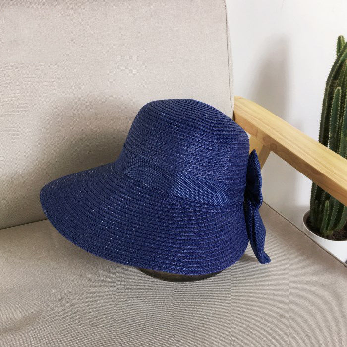 Bow Loose Breathable Straw Hat