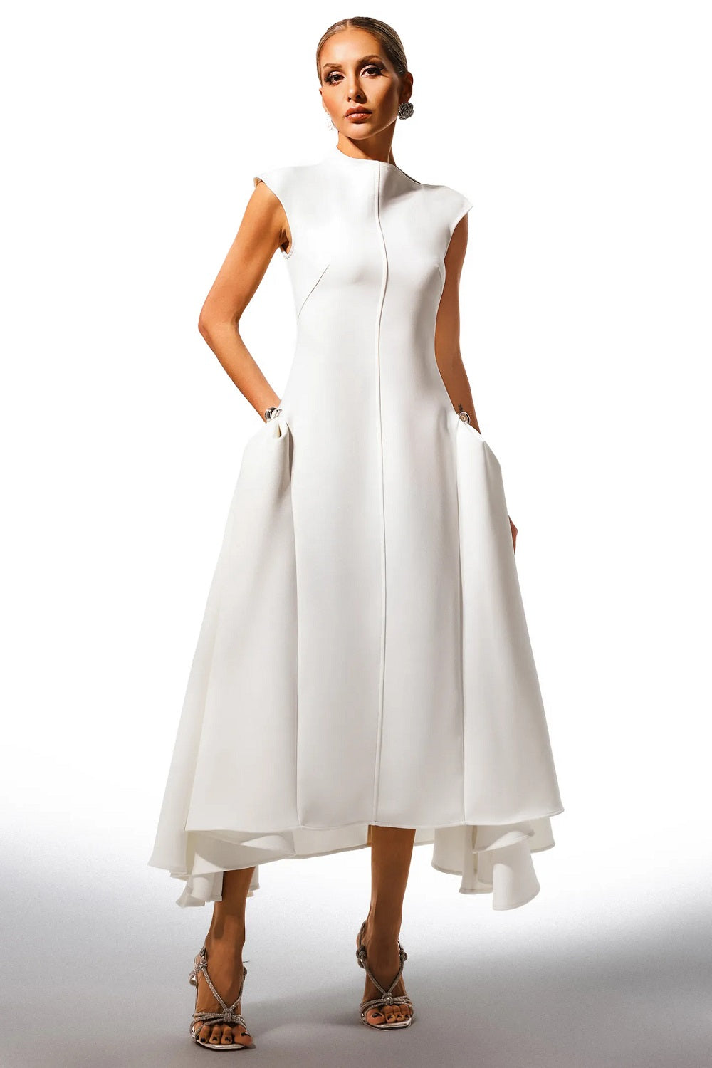 Sleeveless Elegant Fitted Dress