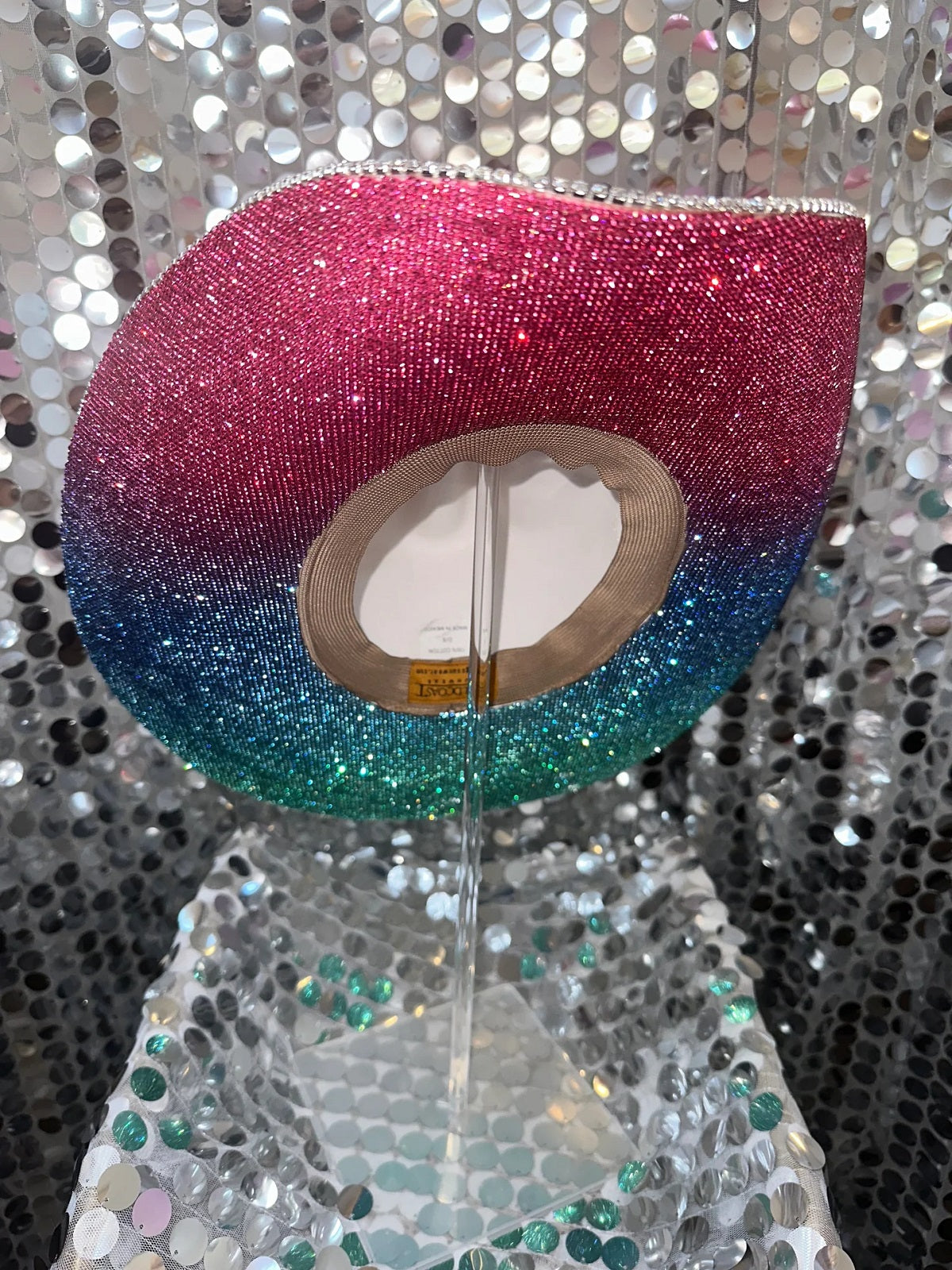 Gradient Bejeweled Hat