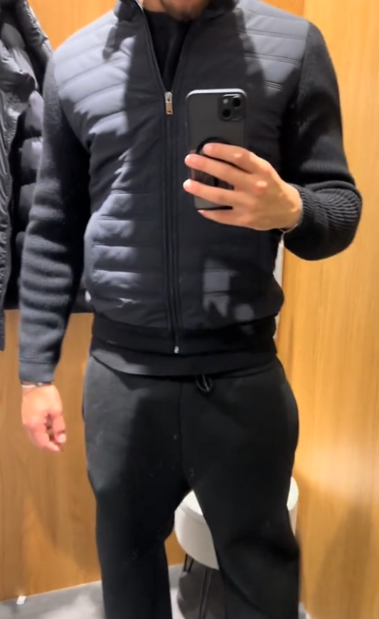 Men's Rib-Knit Jacket