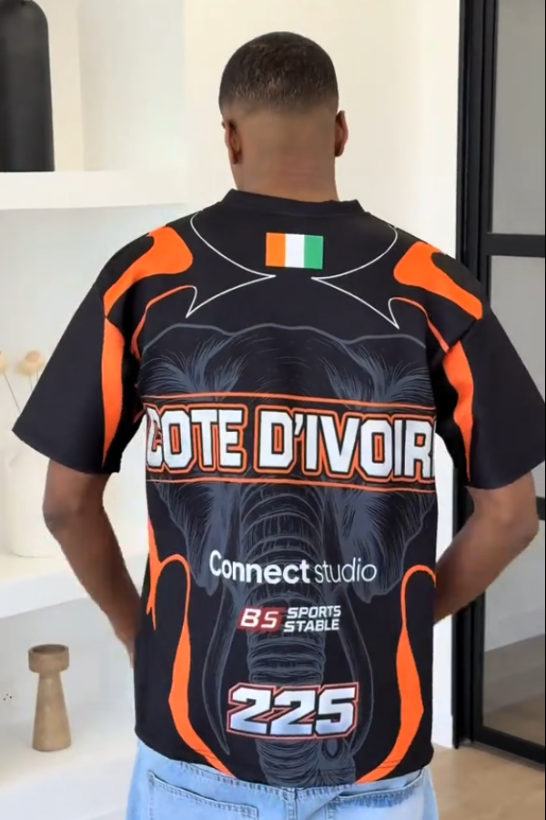 "225 COTE D'VOIRE" T-shirt