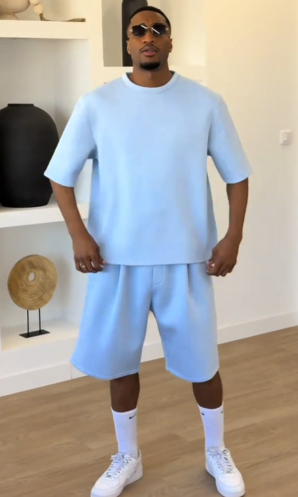 Men's Comfortable T-shirt & Short Set