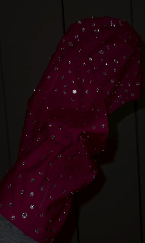 Sequined Beaded Hooded Mask