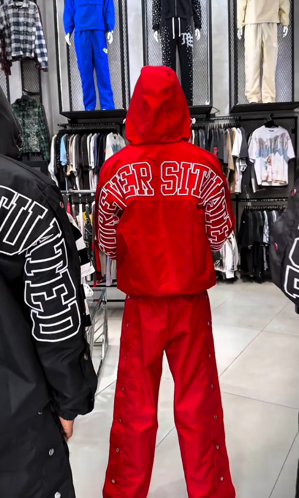Trendy Hooded Jacket Tracksuit