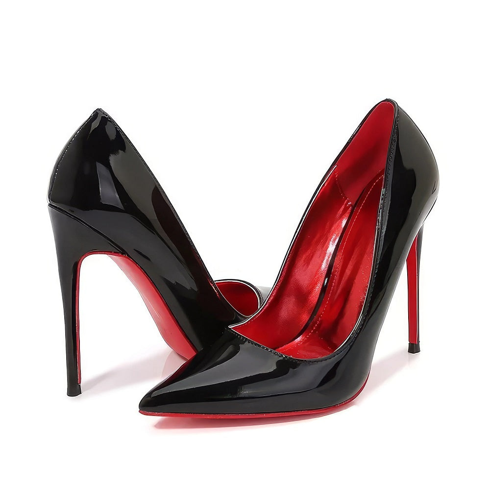 Red‑Sole Stiletto Heels