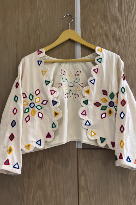 Geometric Cut-out Top