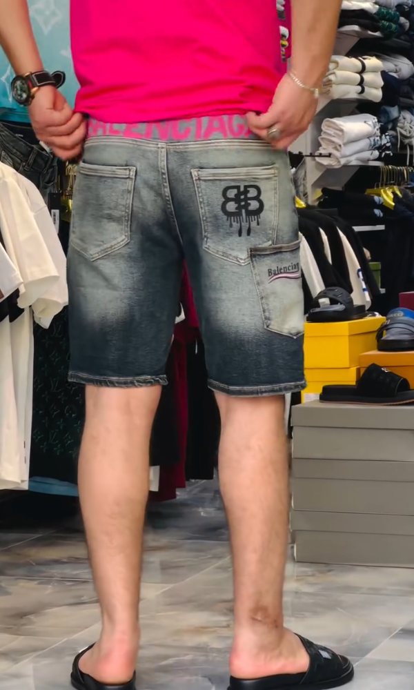 Men's Versatile Denim Shorts