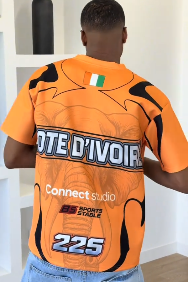 "225 COTE D'VOIRE" T-shirt