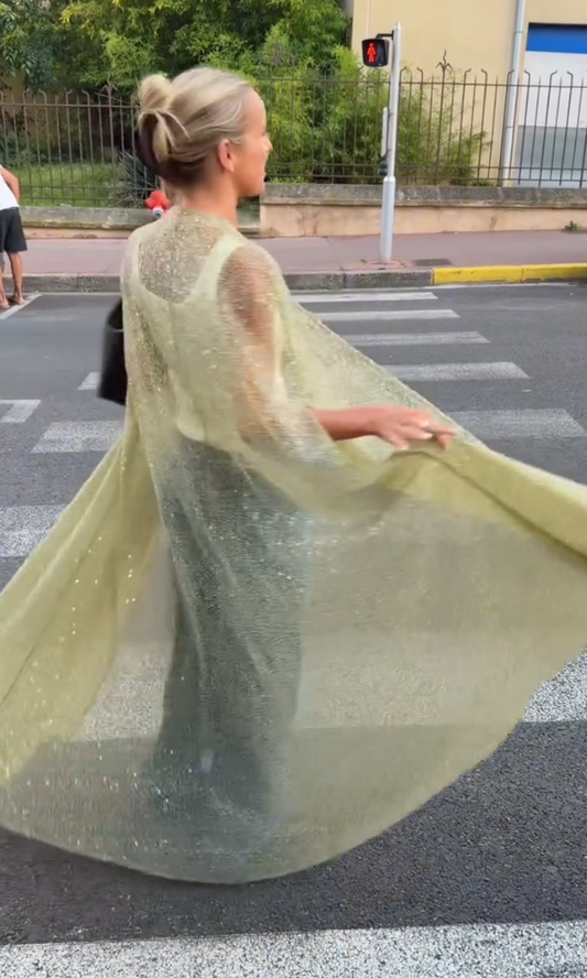 Sequin Casual Caftan