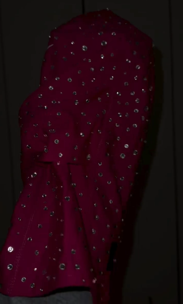 Sequined Beaded Hooded Mask