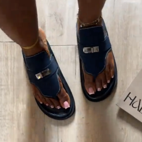 Couples' Leather Casual Slippers