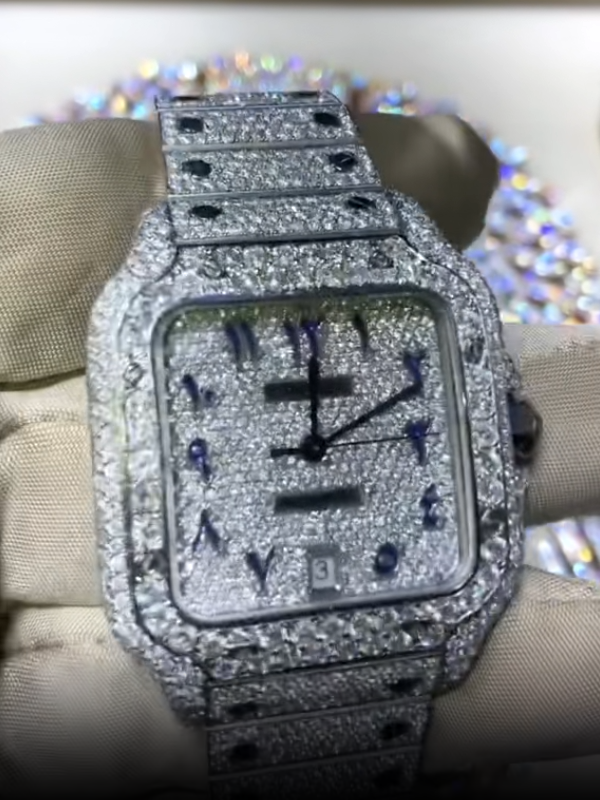 Ice Crystal Flash Diamond Watch