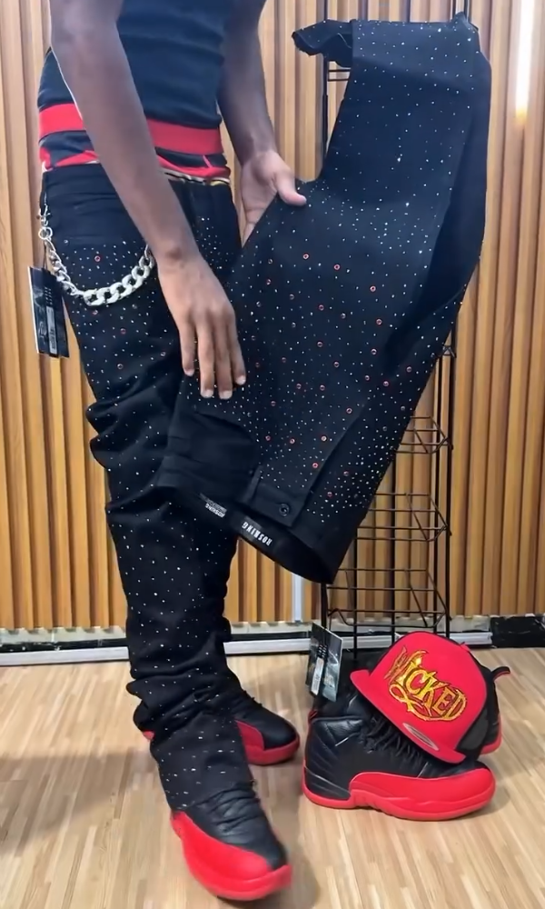 Men's Sparkling Rhinestone Casual Pants