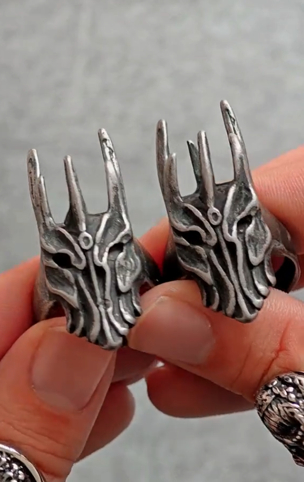 Skull Mask Ring