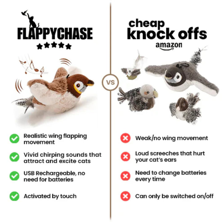 Simulation Flappy Bird Cat Hunting Toy