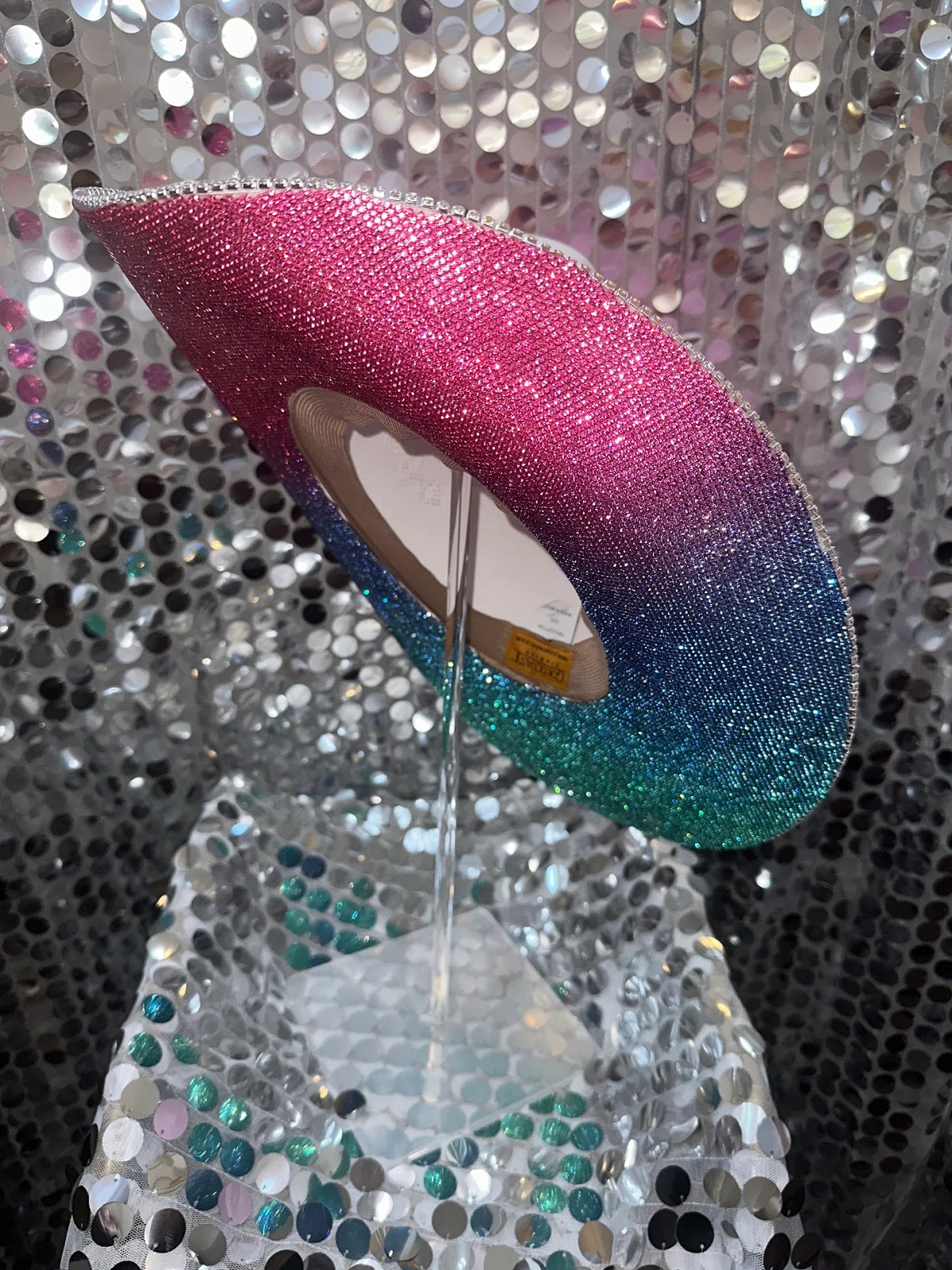 Gradient Bejeweled Hat