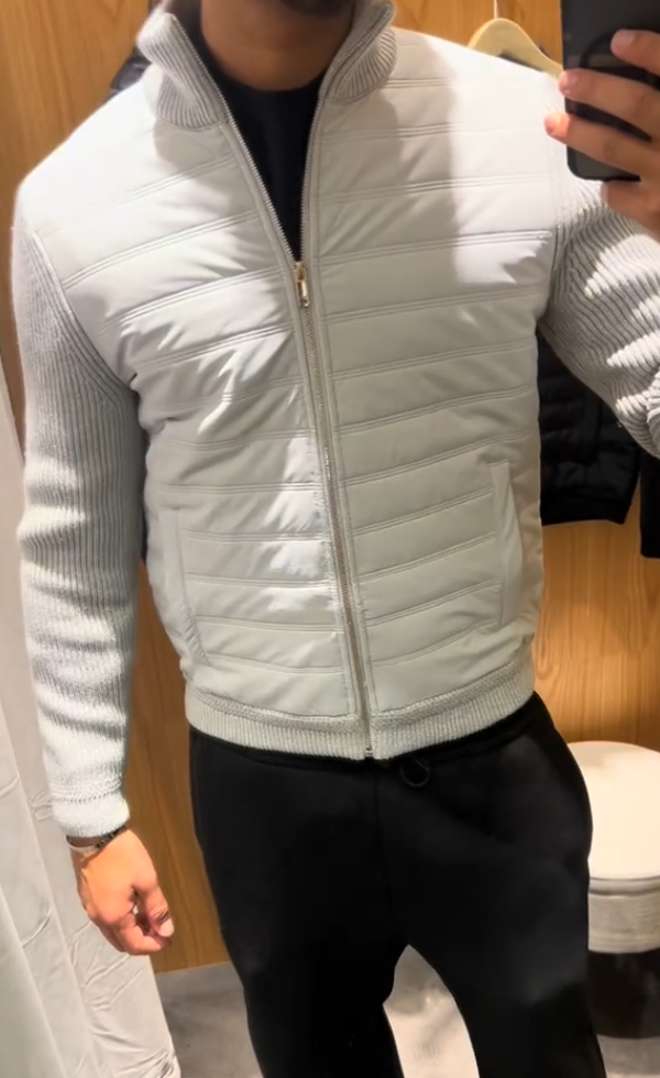 Men's Rib-Knit Jacket