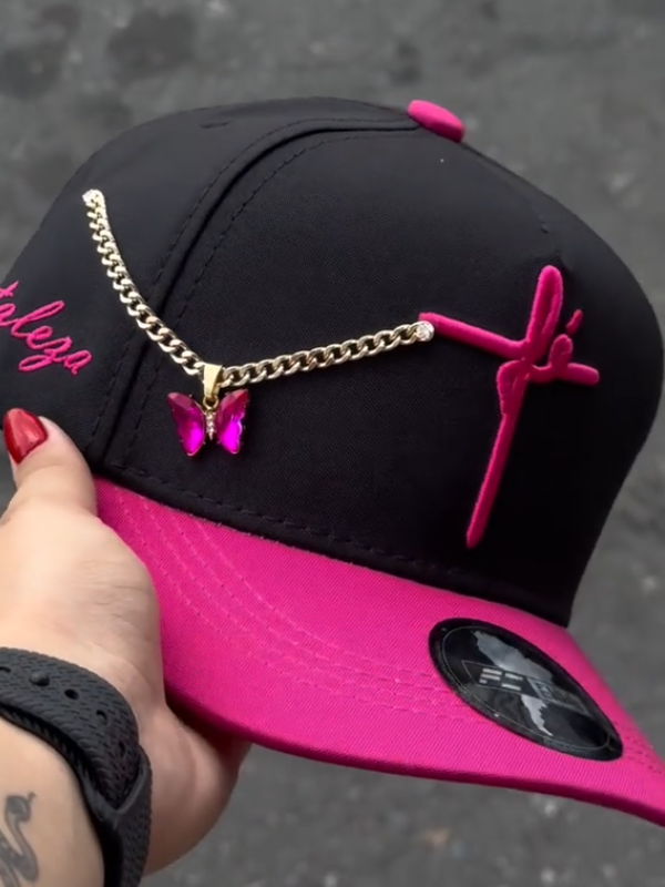 Butterfly Crystal Chain Hat