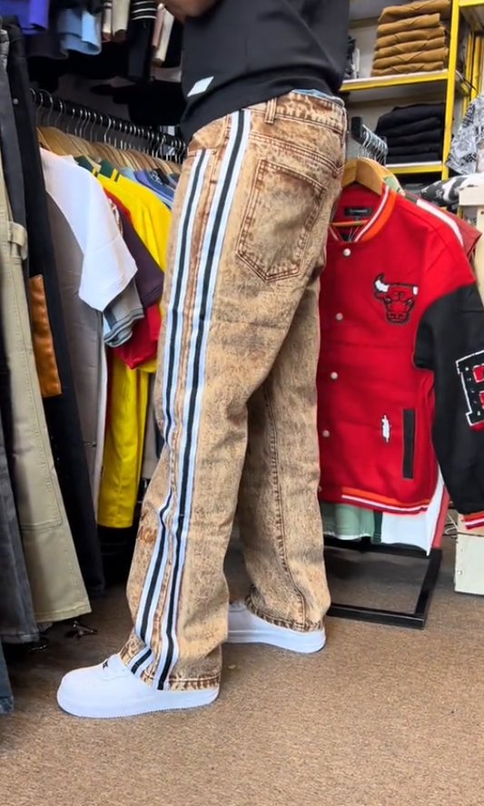 Couple's Trendy Lettering Jeans