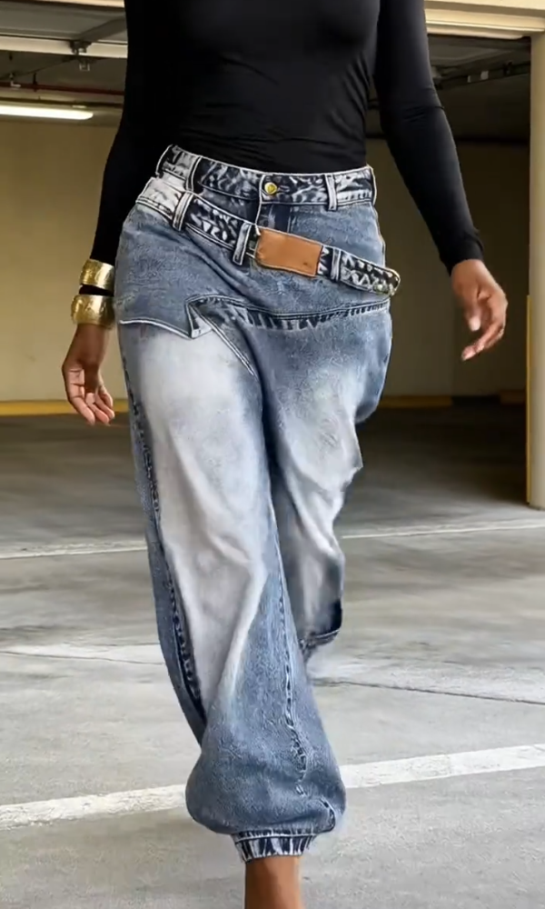 New Retro Loose-Fit Casual Jeans