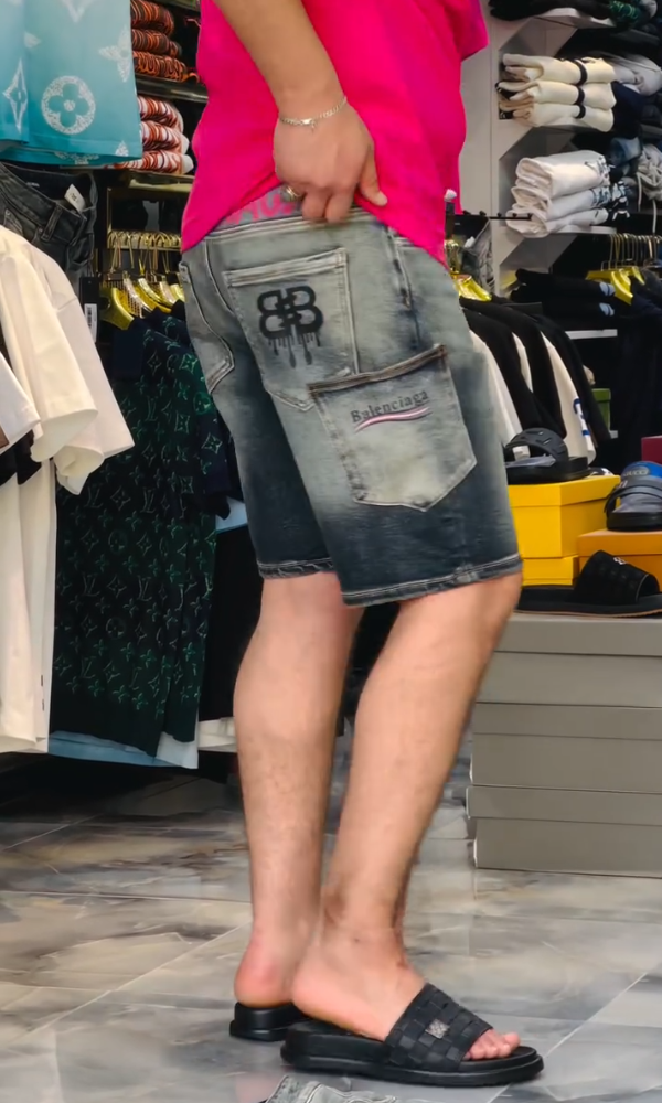 Men's Versatile Denim Shorts