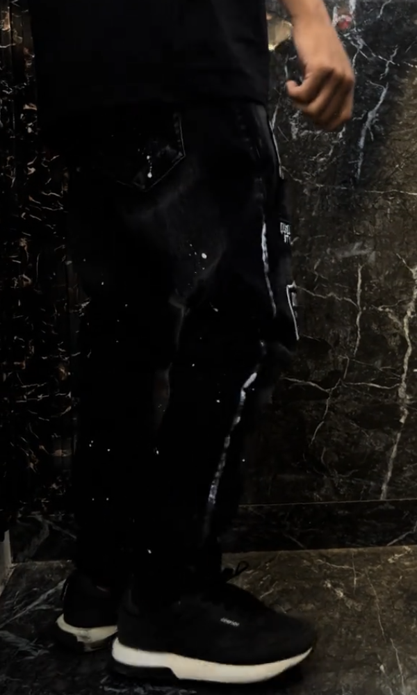 Men's Embroidered Urban Style Casual Denim Jeans