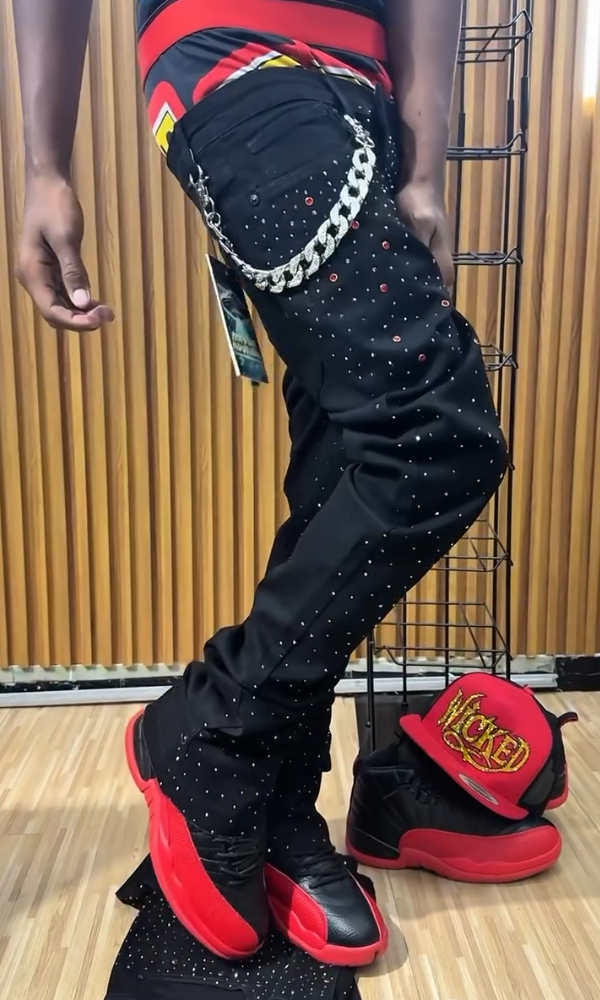Men's Sparkling Rhinestone Casual Pants