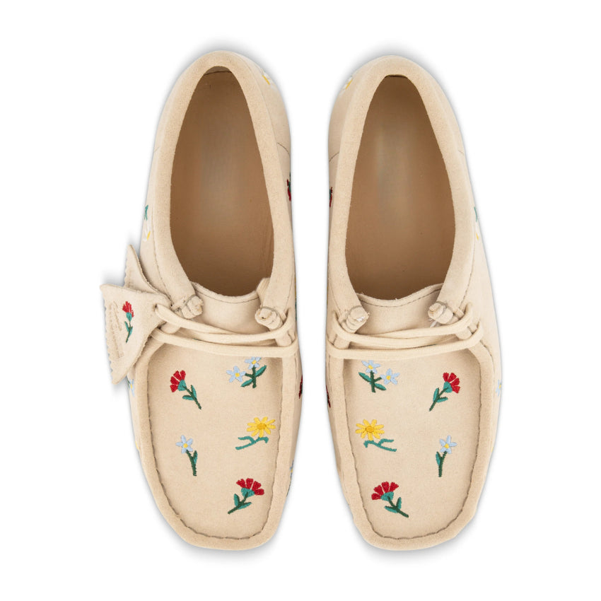 Comfortable Suede Floral Leather Shoes