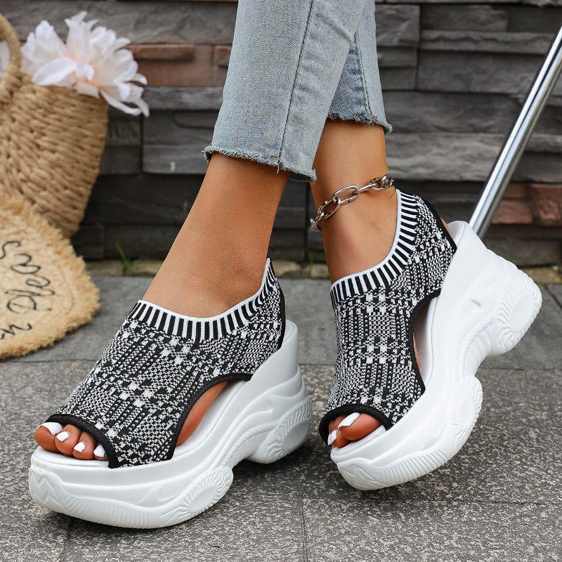 Women's Flying Woven Wedge Sandals