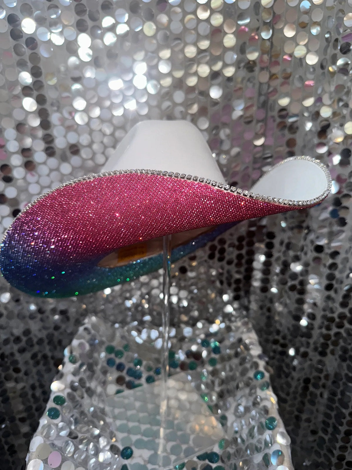 Gradient Bejeweled Hat