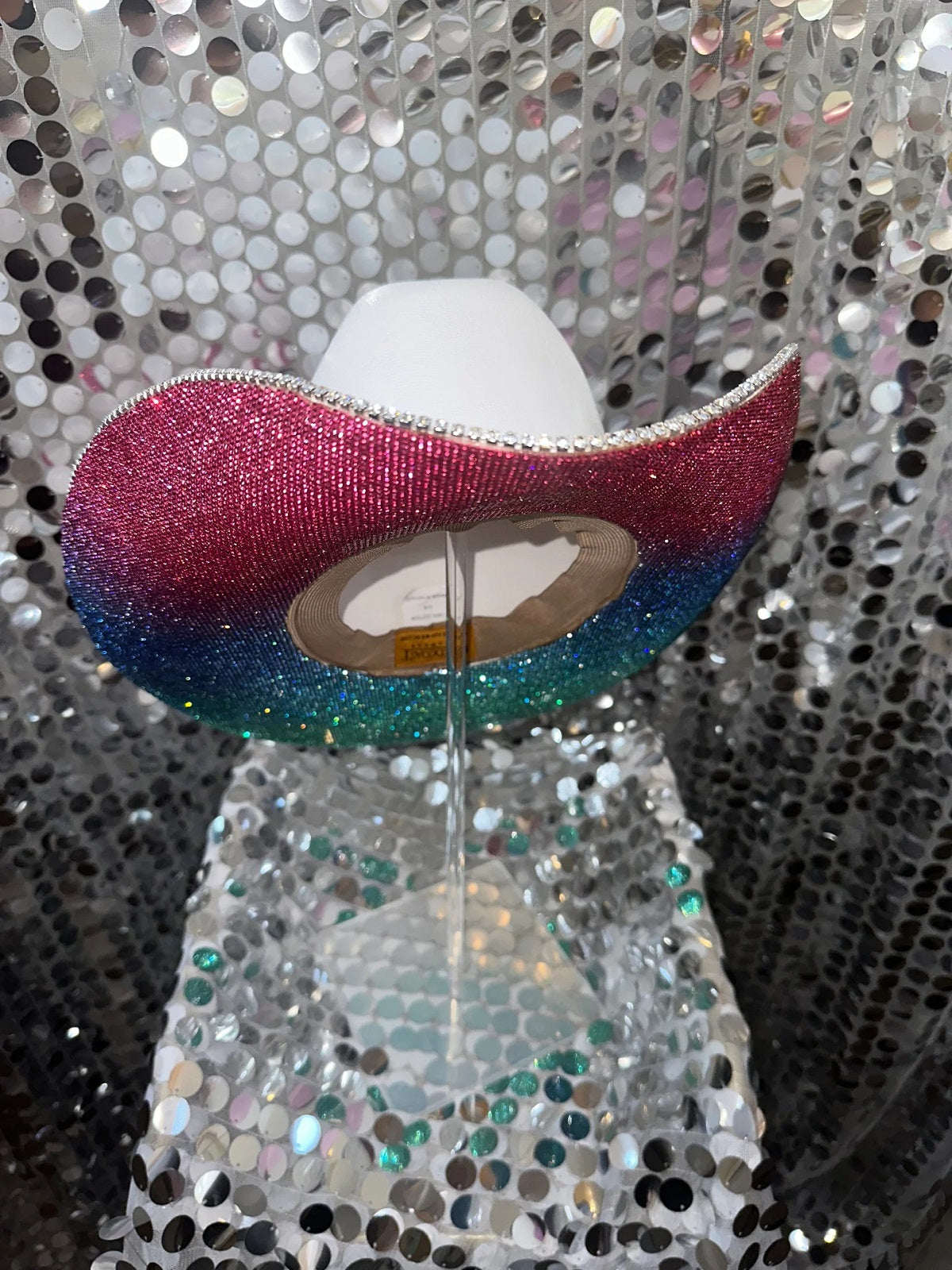 Gradient Bejeweled Hat
