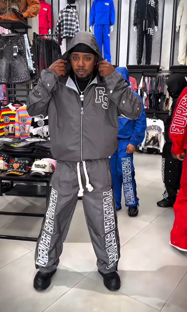 Trendy Hooded Jacket Tracksuit