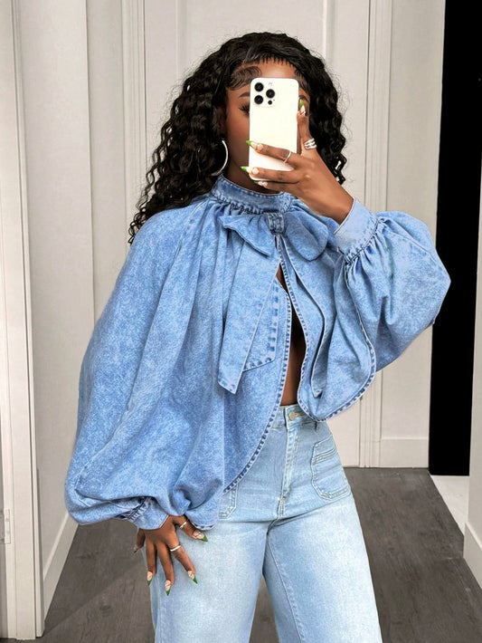Video Games Denim Romper
