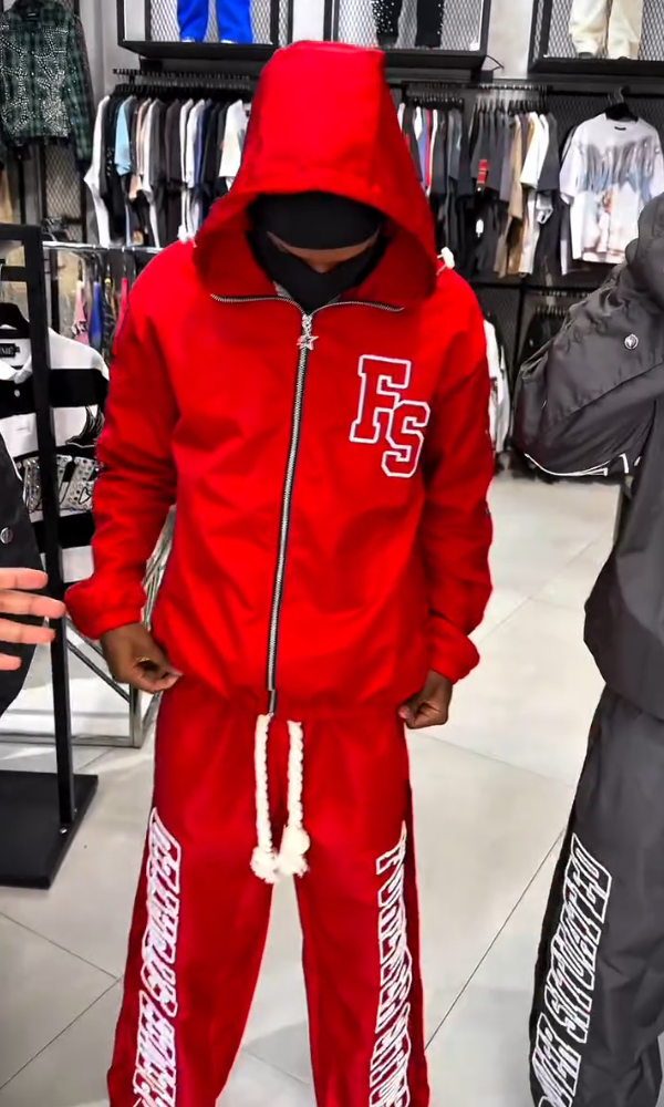 Trendy Hooded Jacket Tracksuit