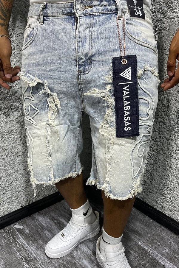 Men's Vintage Raw Denim Shorts
