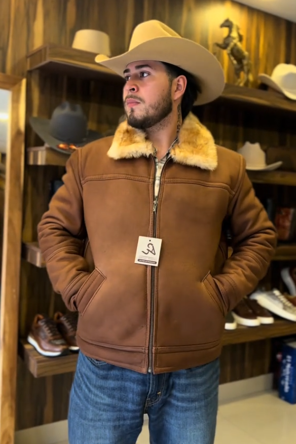 Men's Faux Leather Jacket