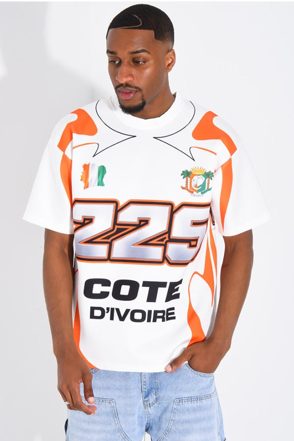 "225 COTE D'VOIRE" T-shirt