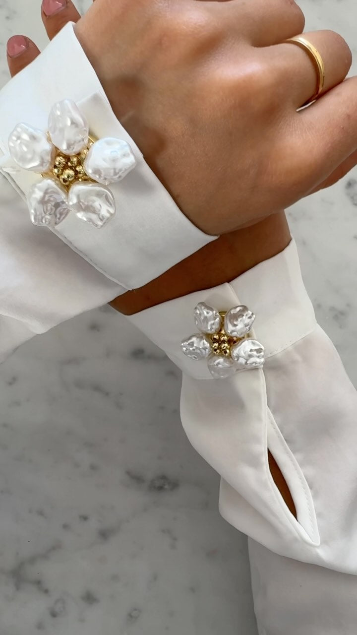 Baroque Flower Cufflinks