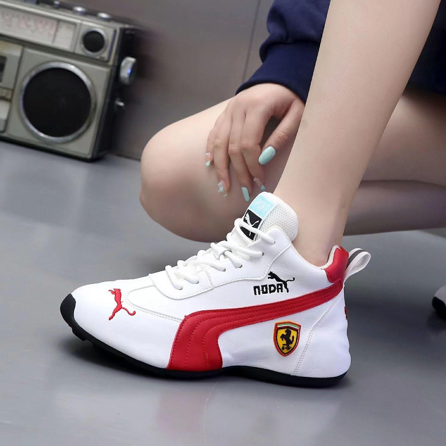 Couple Leather Sneakers