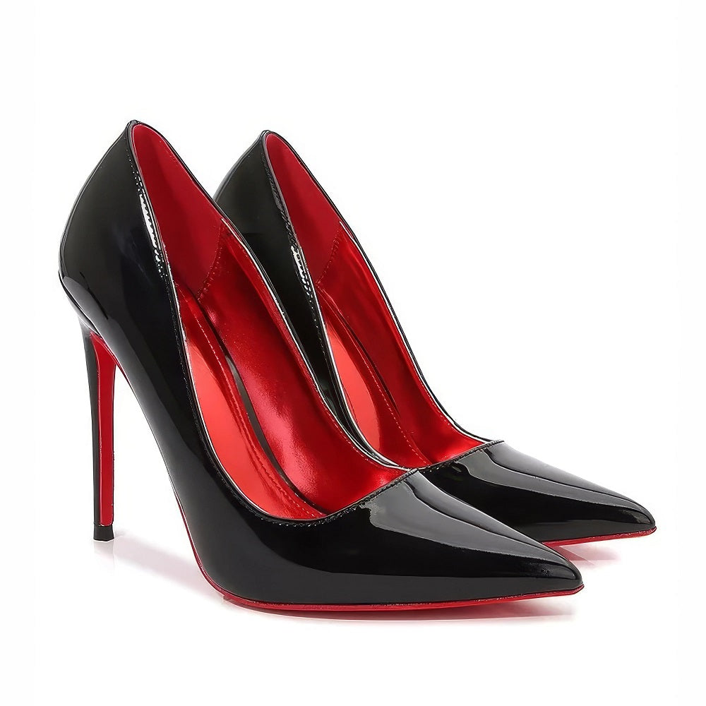 Red‑Sole Stiletto Heels