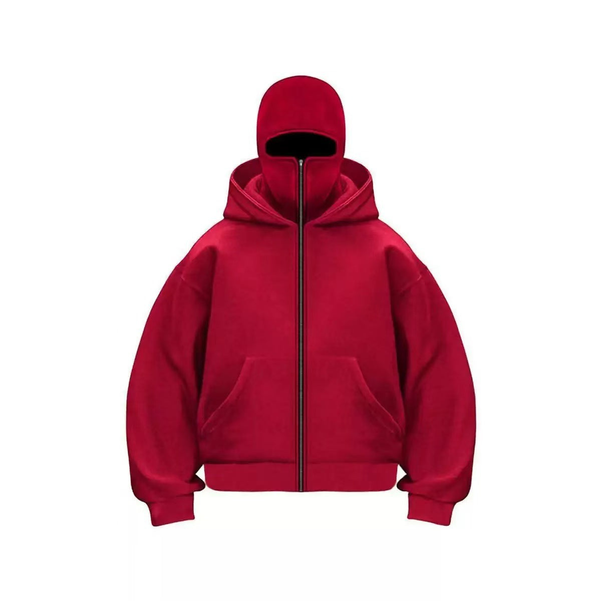Couples' Hooded Face-Covering Top