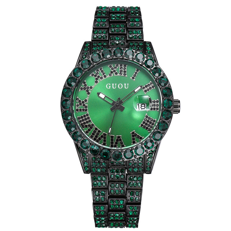 Shiny Diamond Waterproof Quartz Watch