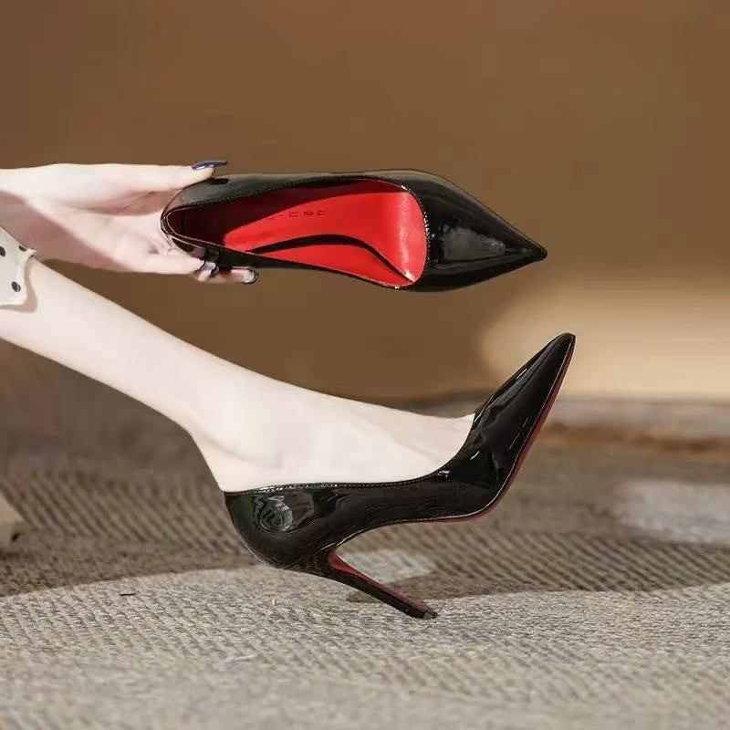 Red‑Sole Stiletto Heels