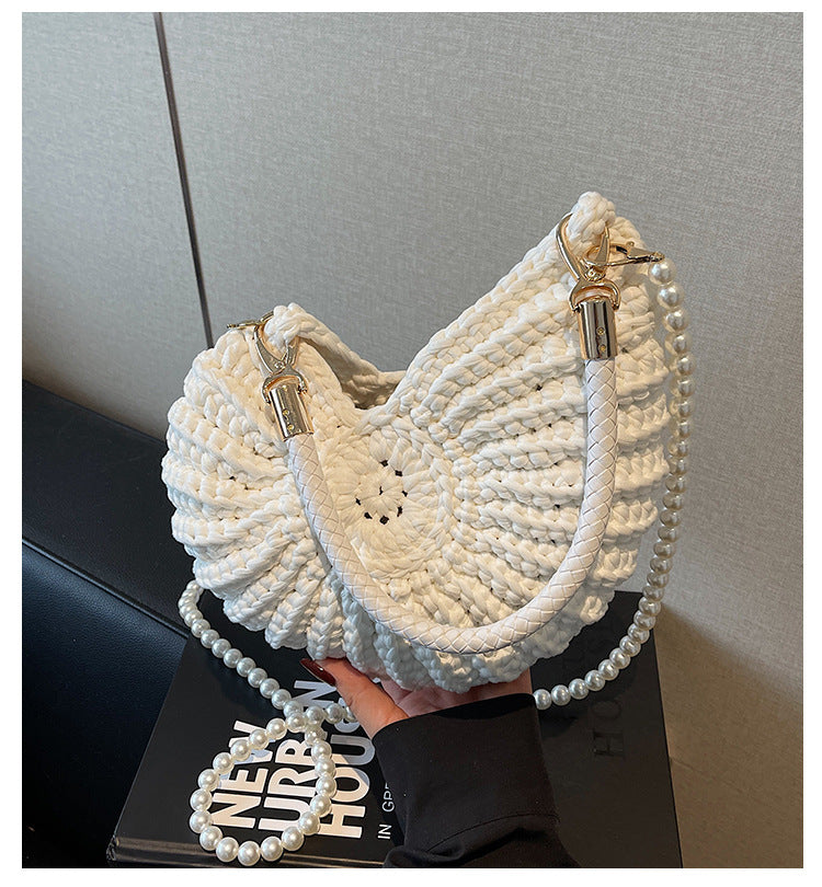 Knitted Shell Bag