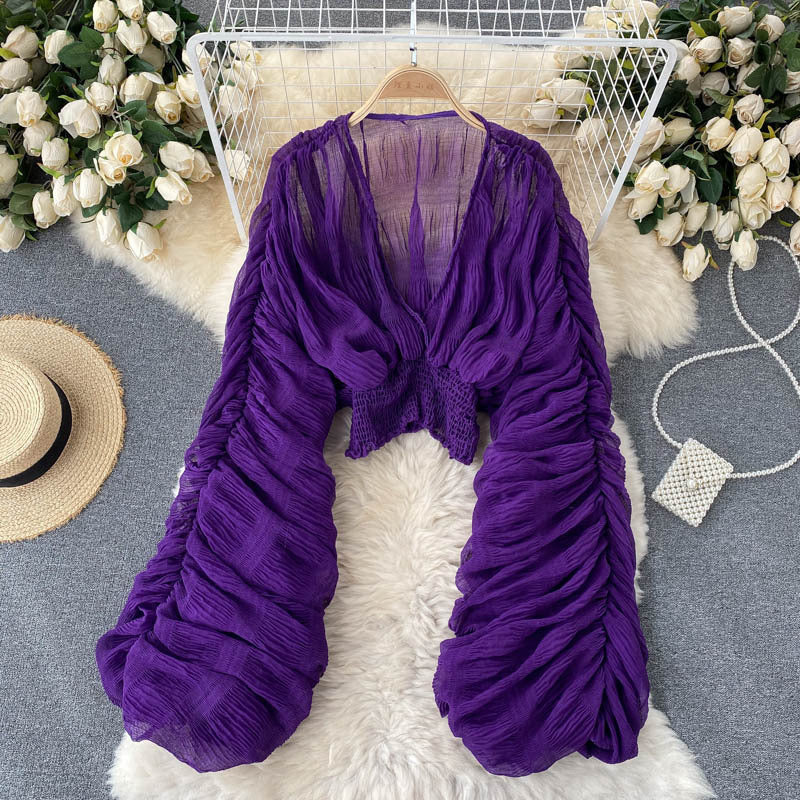 Party Bell Sleeve Dressy Top
