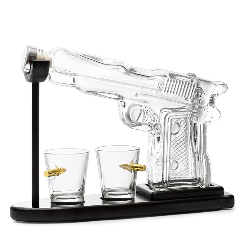 Pistol Whiskey Decanter Set