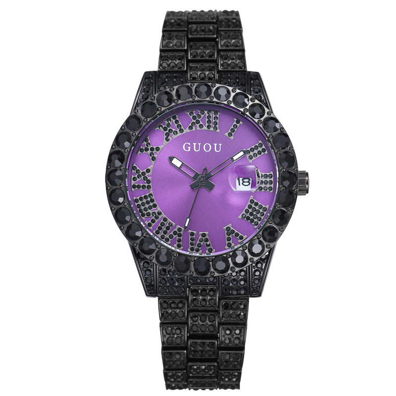 Shiny Diamond Waterproof Quartz Watch
