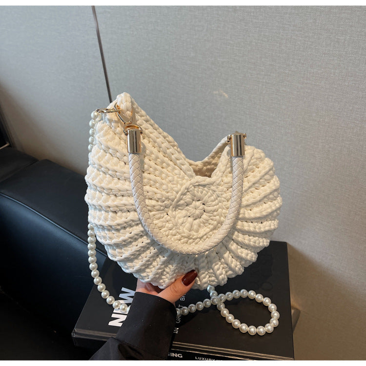 Knitted Shell Bag