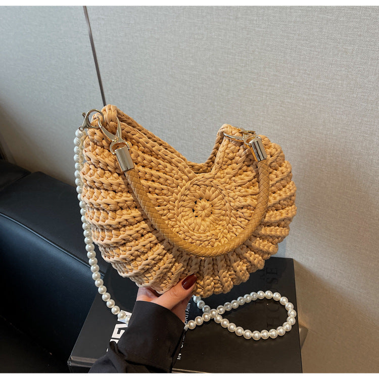 Knitted Shell Bag