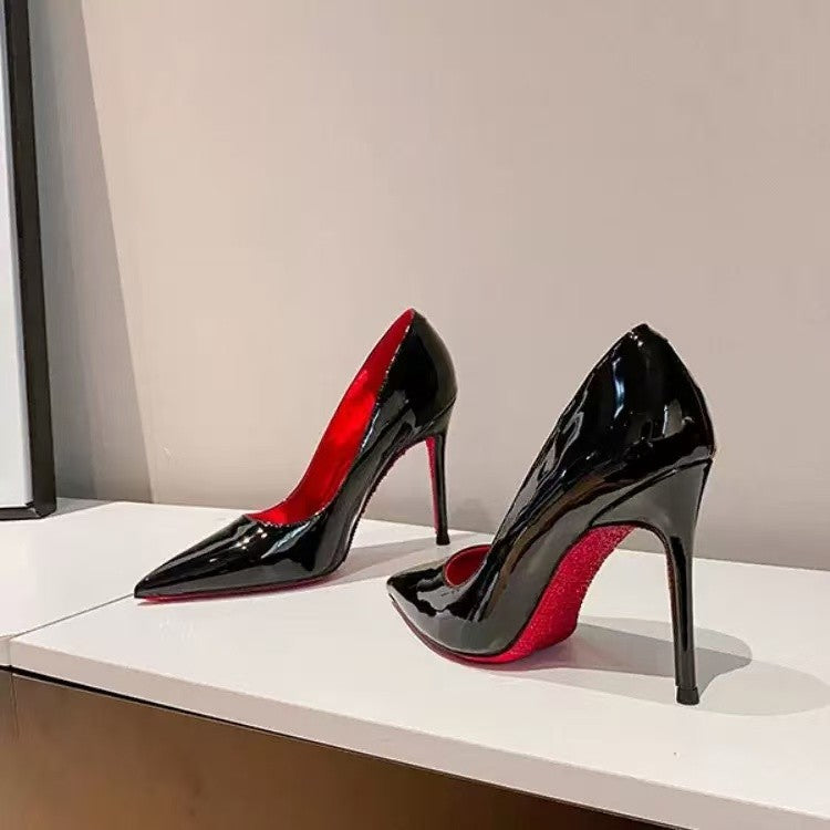 Red‑Sole Stiletto Heels